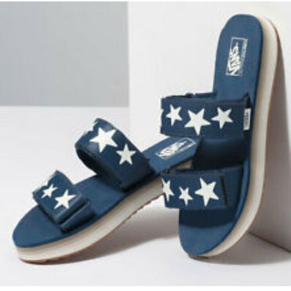 vans platform slides